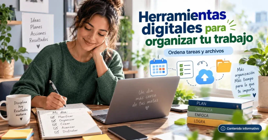 Herramientas digitales para organizar actividades