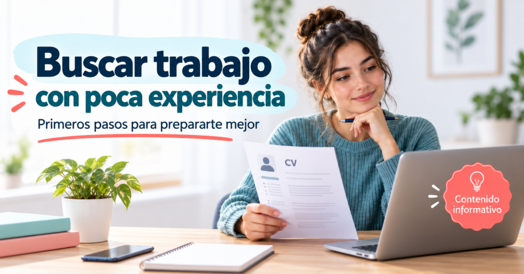 Cómo buscar trabajo si tienes poca experiencia