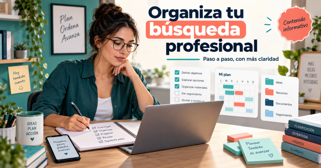 Cómo organizar tu búsqueda laboral