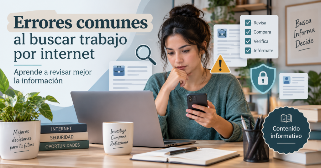 Errores al buscar trabajo por internet